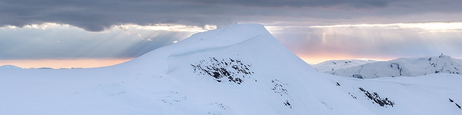 Raundalsryggen på ski
