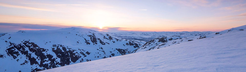 Panorama frå Raundalsryggen