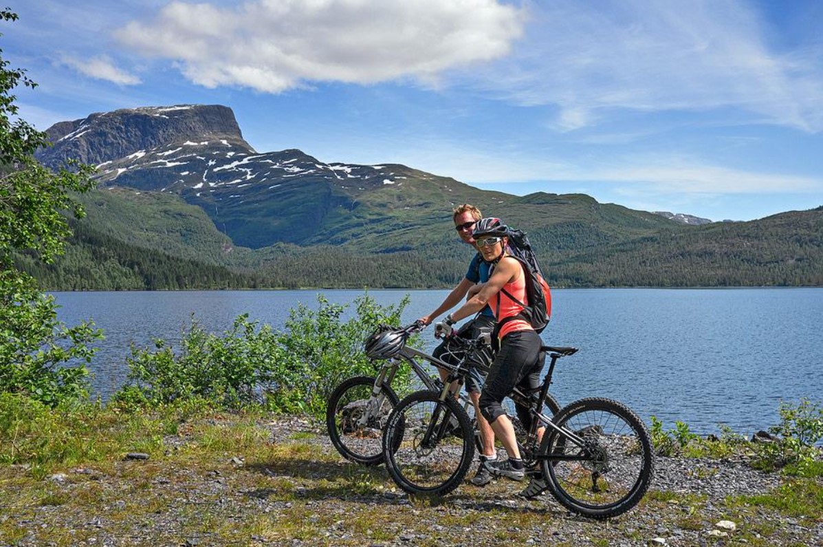 Guide på sykkel