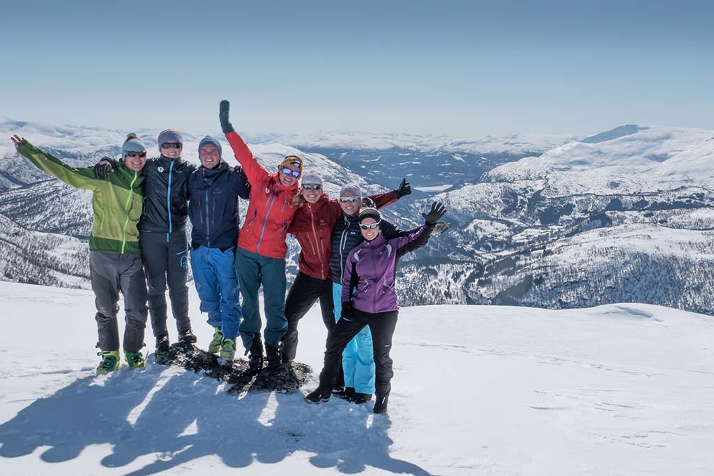 Skitur i Myrkdalen