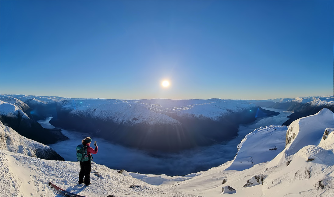 Panorama frå Onen