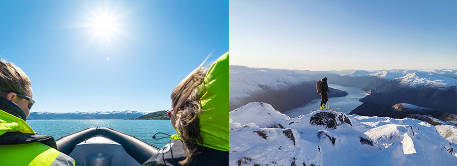 Fjordsafari og topptur til Onen